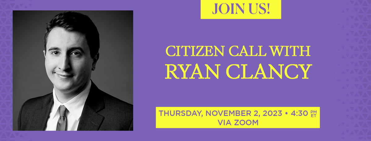 Citizen Call with Ryan Clancy 